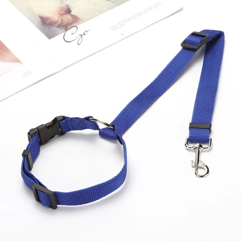 2-in-1 Pet Dog Car Seat Belt Leash