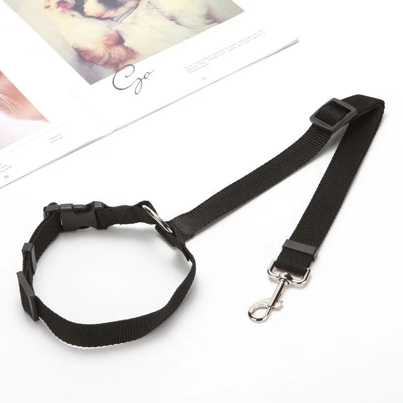 2-in-1 Pet Dog Car Seat Belt Leash