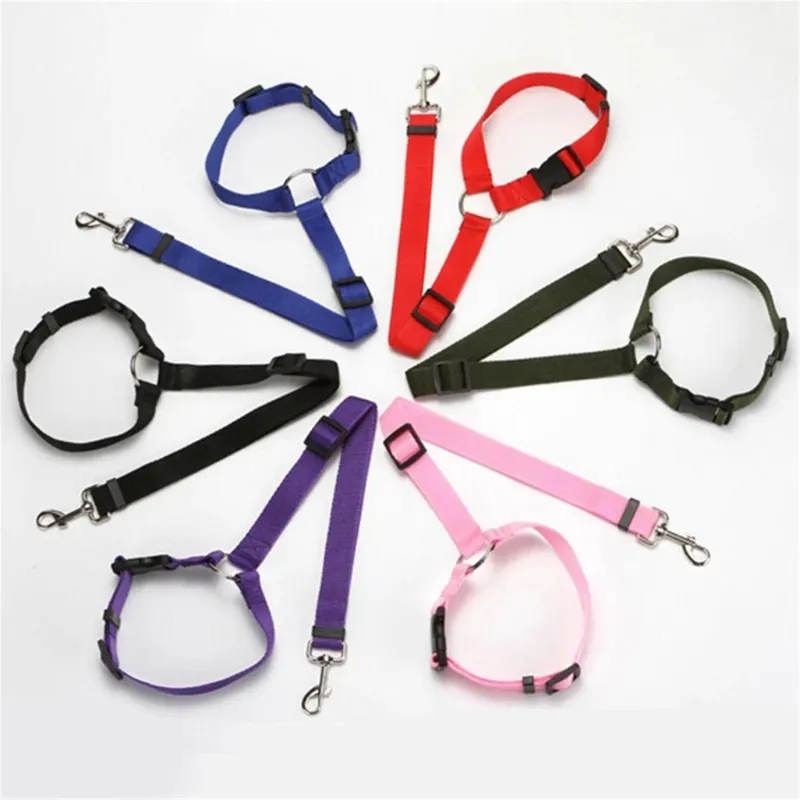2-in-1 Pet Dog Car Seat Belt Leash