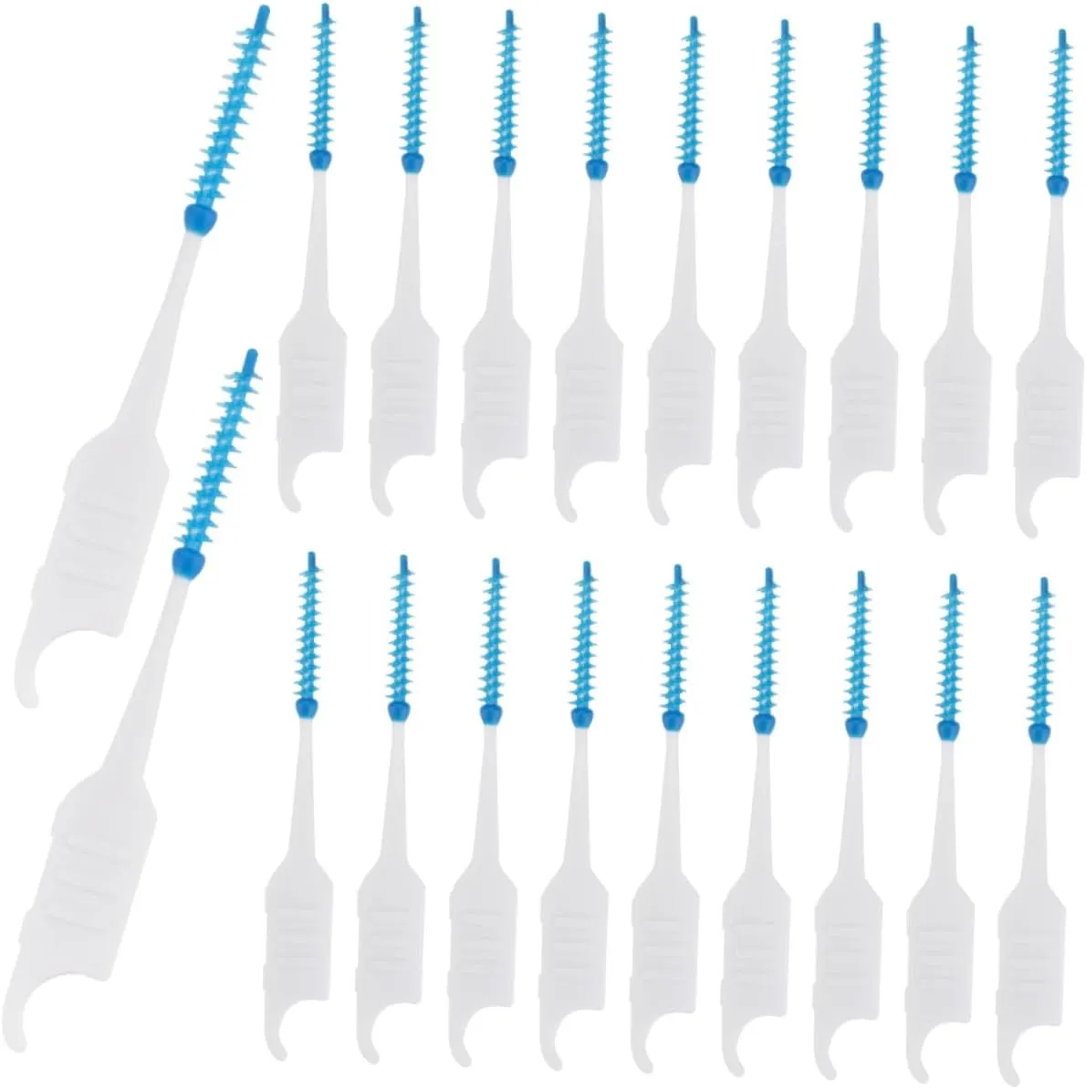 200pcs Interdental Floss Sticks for Teeth Cleaning Portable Oral Care Tools for Healthy Gums Soft Design for Home and Travel Use