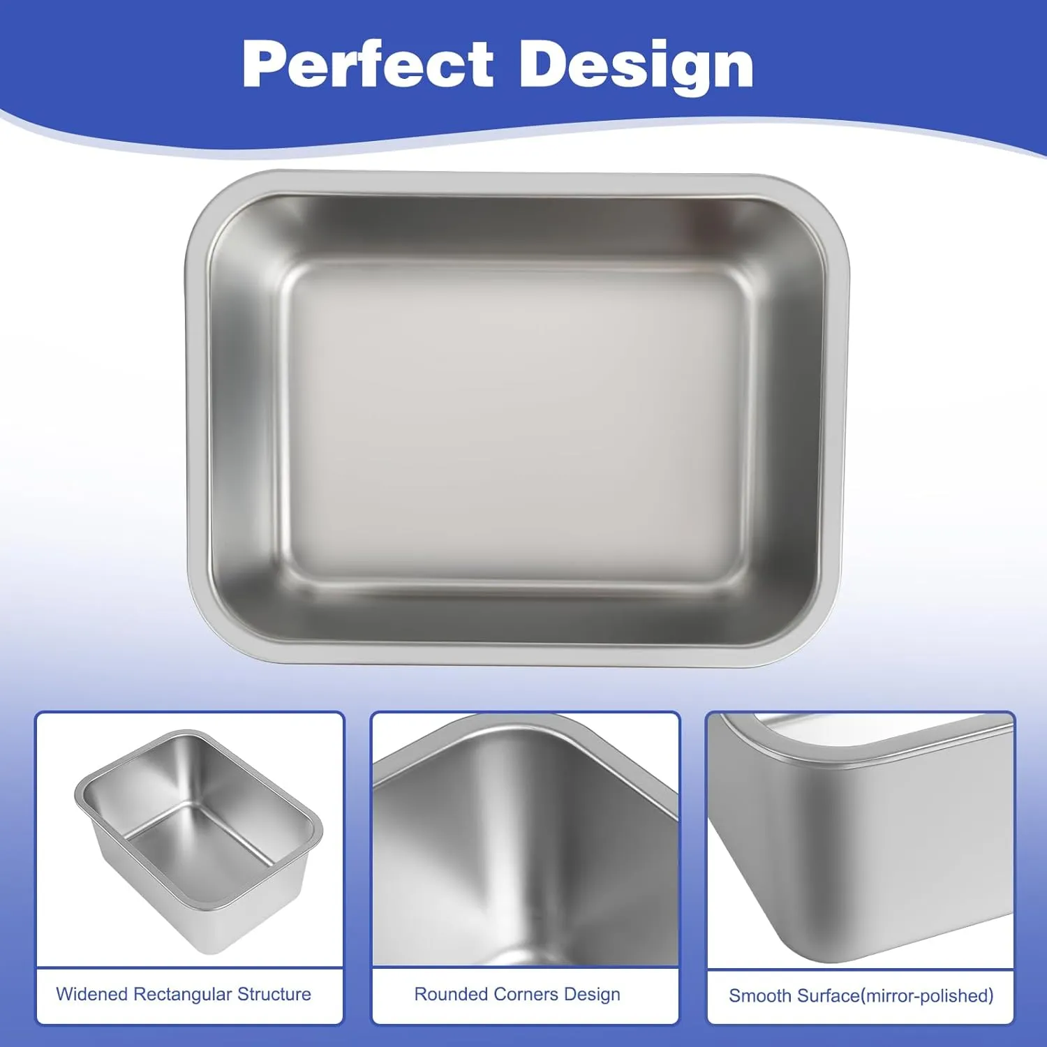 3 Gallons Large Dog Water Bowl, Stainless Steel Metal Dog Bowls, Large Capacity Pet Food Bowl Water Dish for Indoor and Outdoor Universal for Medium to Giant Dogs