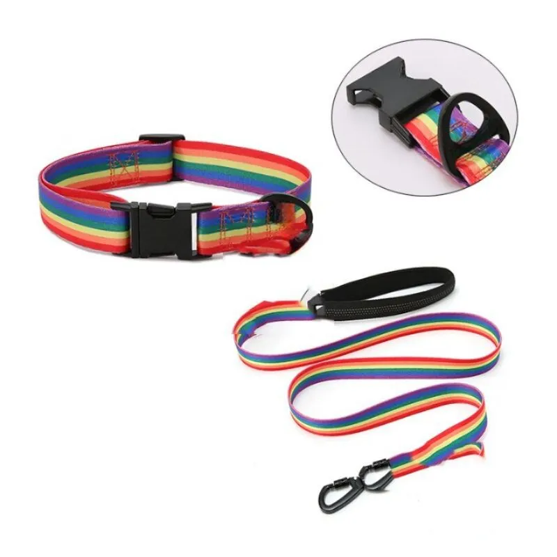 Aesthetic Pet Dog Collar And Leash Set