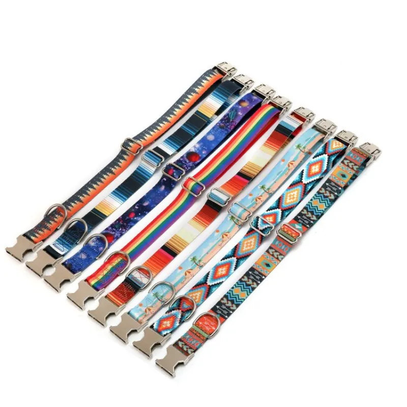 Aesthetic Pet Dog Collar And Leash Set