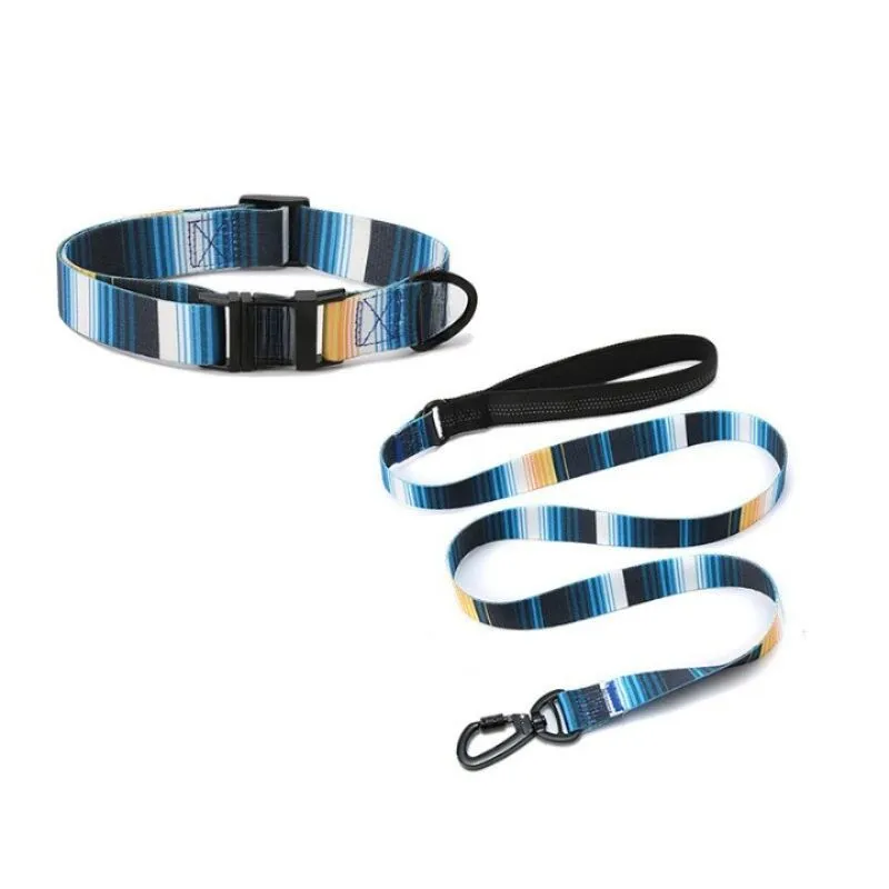 Aesthetic Pet Dog Collar And Leash Set