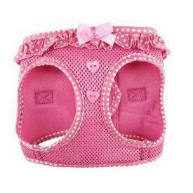 American River Choke-Free Dog Harness - Pink Polka Dot