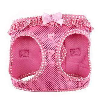 American River Choke-Free Dog Harness - Pink Polka Dot
