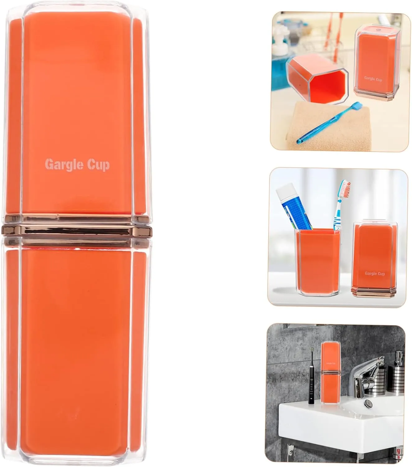Angoily 4 Washing Cup Kids Travel Toothpaste Toothbrush Travel Case Traveling Bottles Man Business Necessity