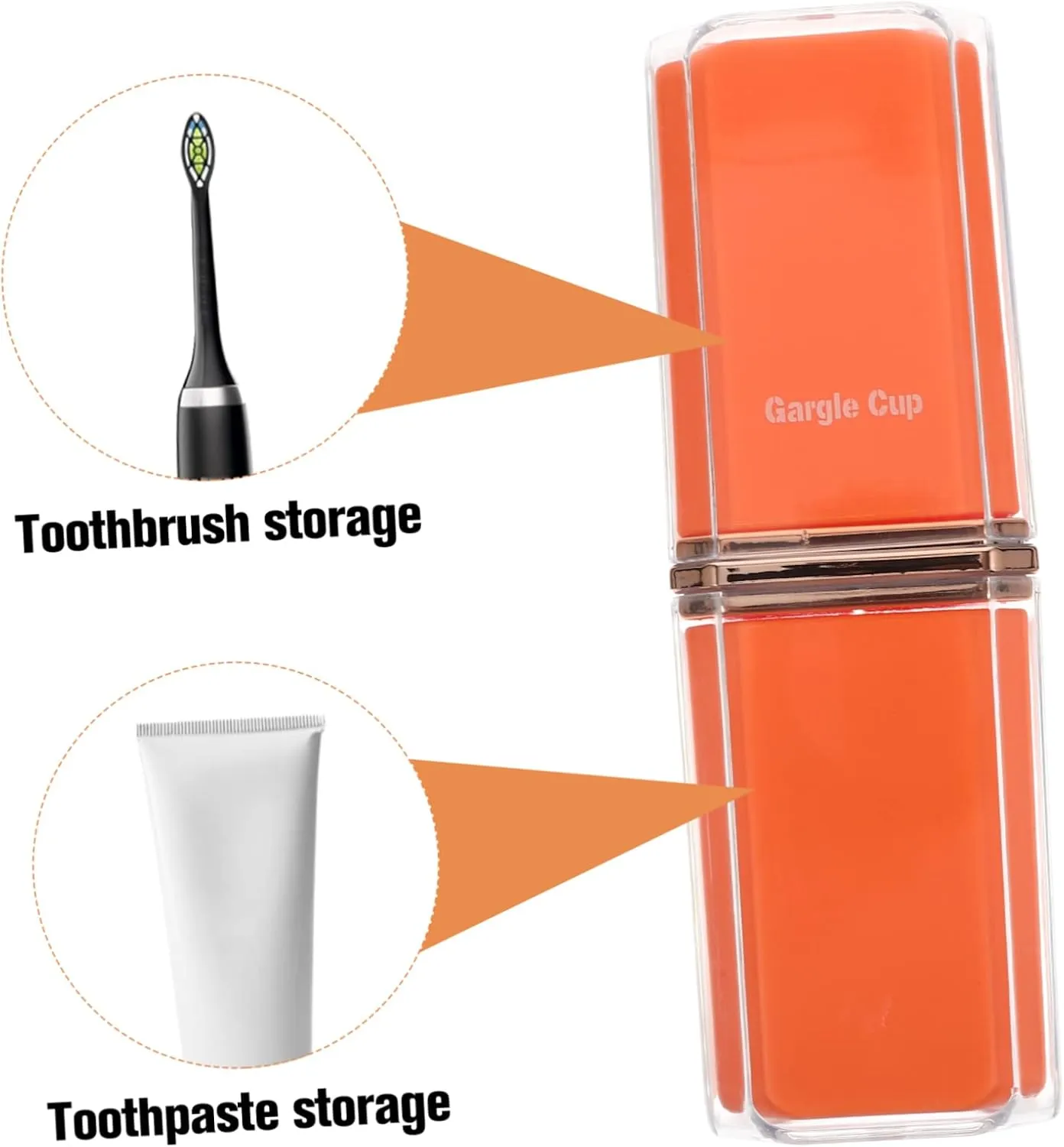 Angoily 4 Washing Cup Kids Travel Toothpaste Toothbrush Travel Case Traveling Bottles Man Business Necessity