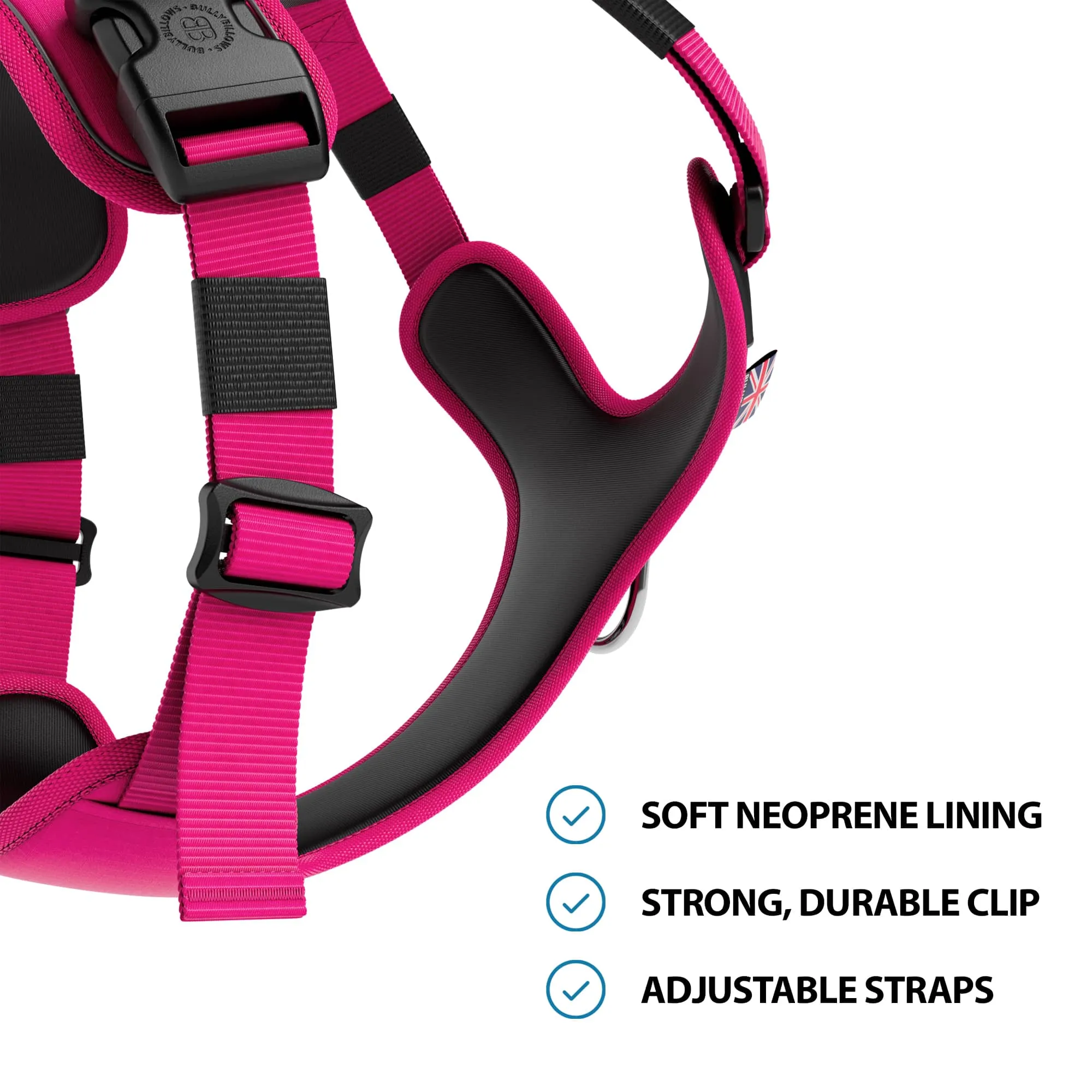 Anti Pull Harness | With Handle & Lighter | Hurricane Harness - Carminerose