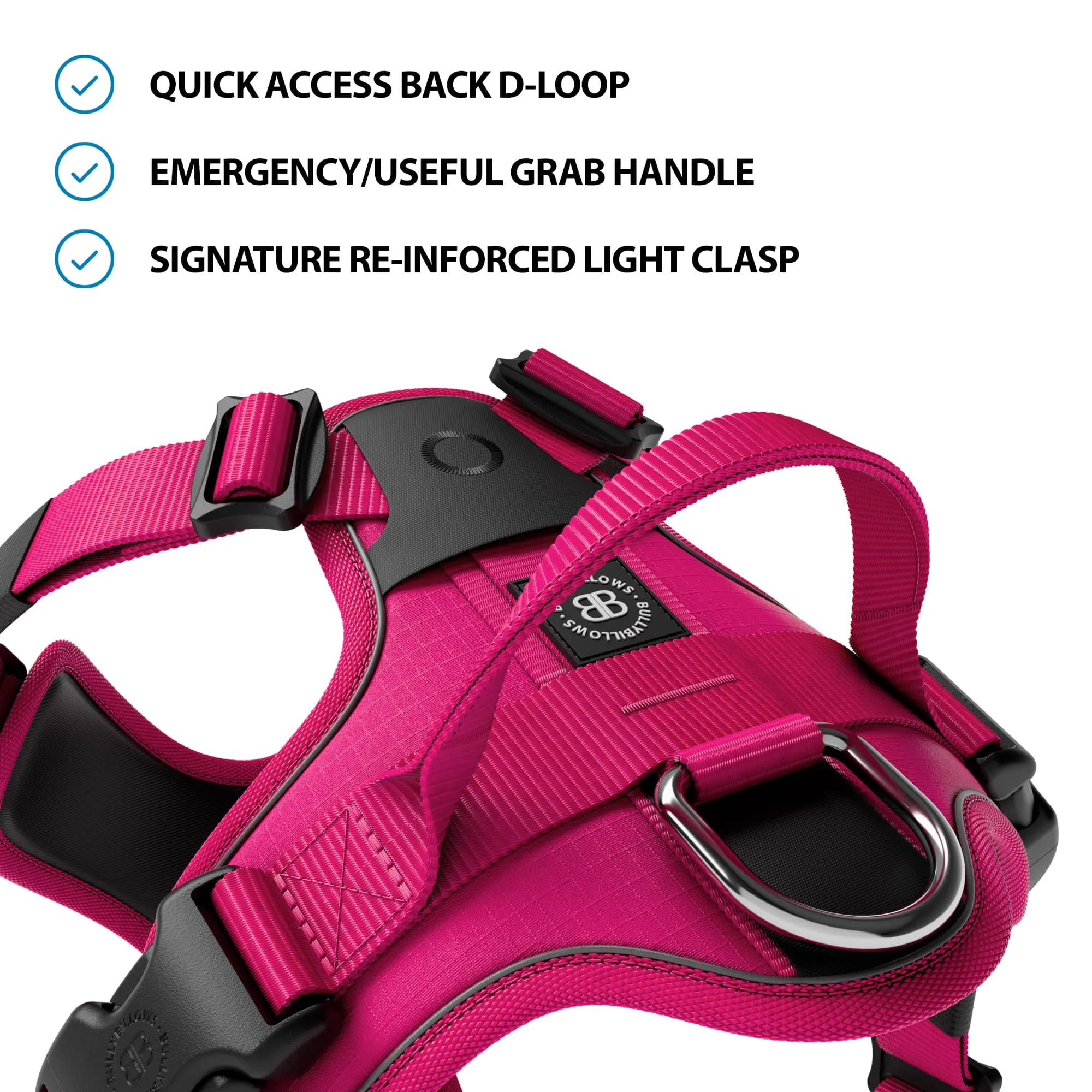 Anti Pull Harness | With Handle & Lighter | Hurricane Harness - Carminerose