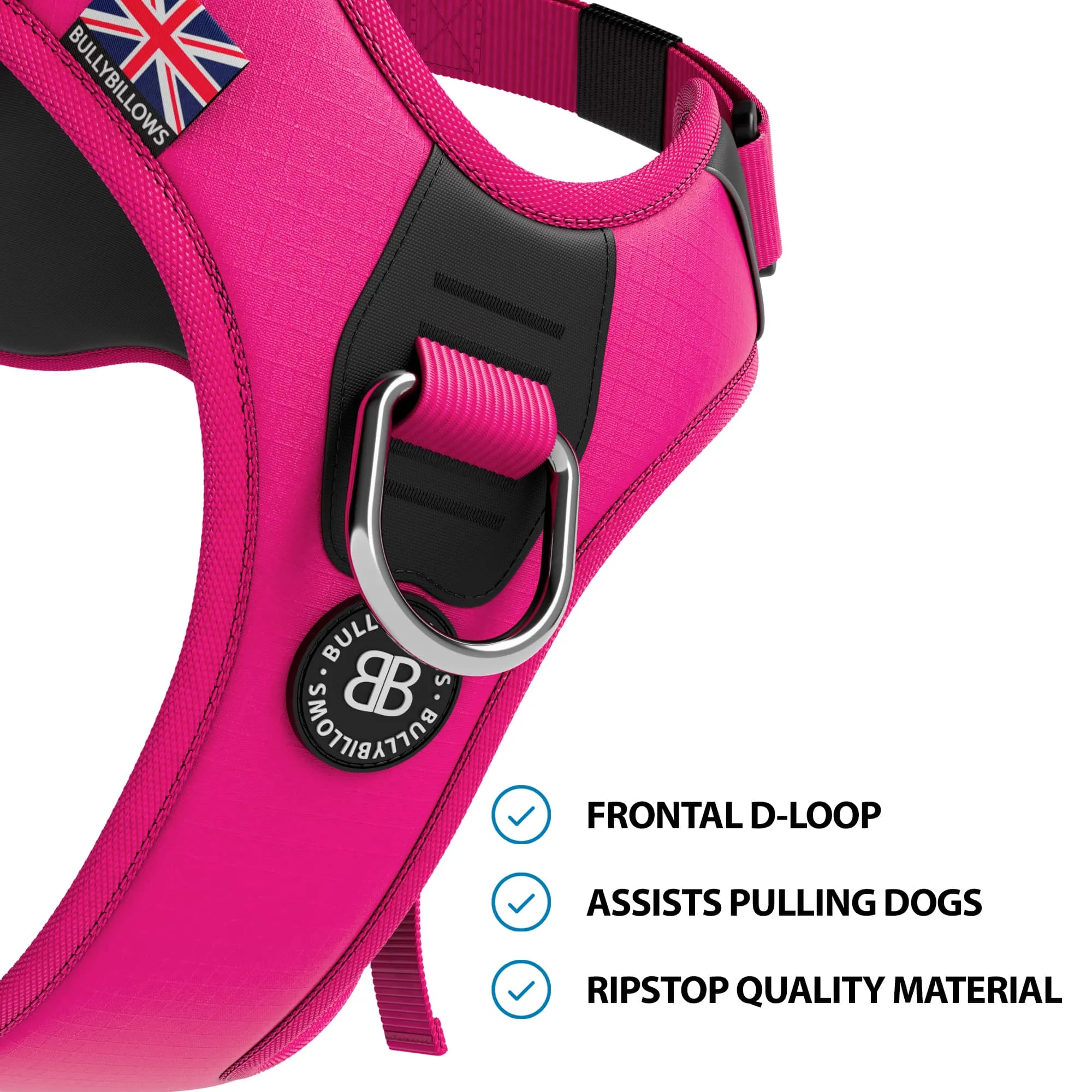 Anti Pull Harness | With Handle & Lighter | Hurricane Harness - Carminerose