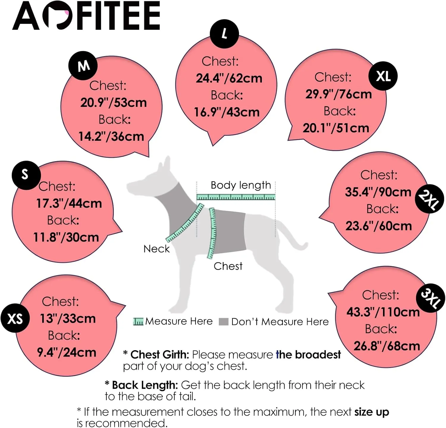 AOFITEE Dog Coat, Warm Dog Winter Coat, Reflective Turtleneck Large Dogs Jacket with Harness Built in, Turtleneck Pet Winter Jacket, Waterproof Pet Snow Jackets Fleece Vest, Grey XL