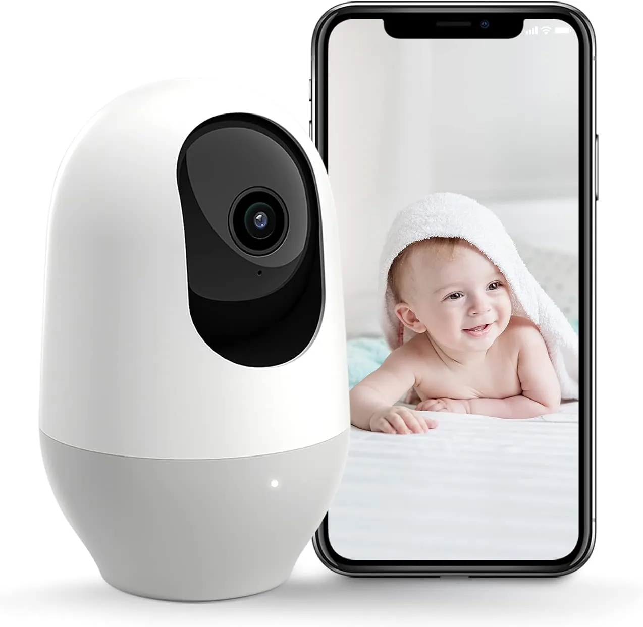 Baby Newborn Gift Set - Dreeba Multifunctional Baby Cot With Mosquito Net, Dreeba One Way Foldable Push Baby Stroller-A1, Blooming Bath Lotus Baby Bath and Nooie Baby Monitor, Wifi Camera Indoor, 360-Degree IP Camera