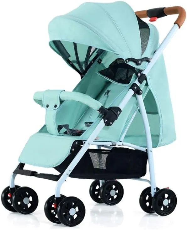 Baby Newborn Gift Set - Dreeba Multifunctional Baby Cot With Mosquito Net, Dreeba One Way Foldable Push Baby Stroller-A1, Blooming Bath Lotus Baby Bath and Nooie Baby Monitor, Wifi Camera Indoor, 360-Degree IP Camera