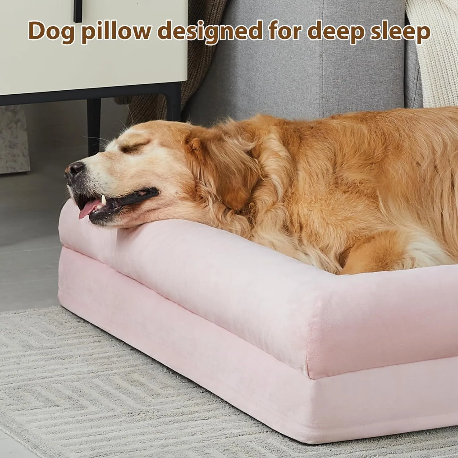 BFPETHOME Dog Beds for Small Dogs, Washable Dog Bed with Sides, Orthopedic Small Sized Soft Mats with Removable Cover & Waterproof Pet Mat for Pet