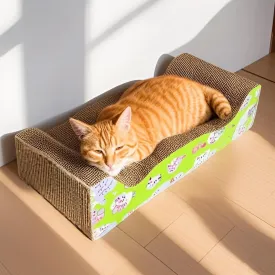 Cat Scratcher Carboard with Double-Sided Usability,Combinable17.32 x8.27 Bone Shape Corrugate Cat Scratch Pad,Cat Scratching Board with Premium Scratch Textures Design for Indoor Cats(Pack of 2)