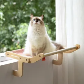 Cat Window Perch Wooden Hanging Bed 4 Colors Cotton Canvas