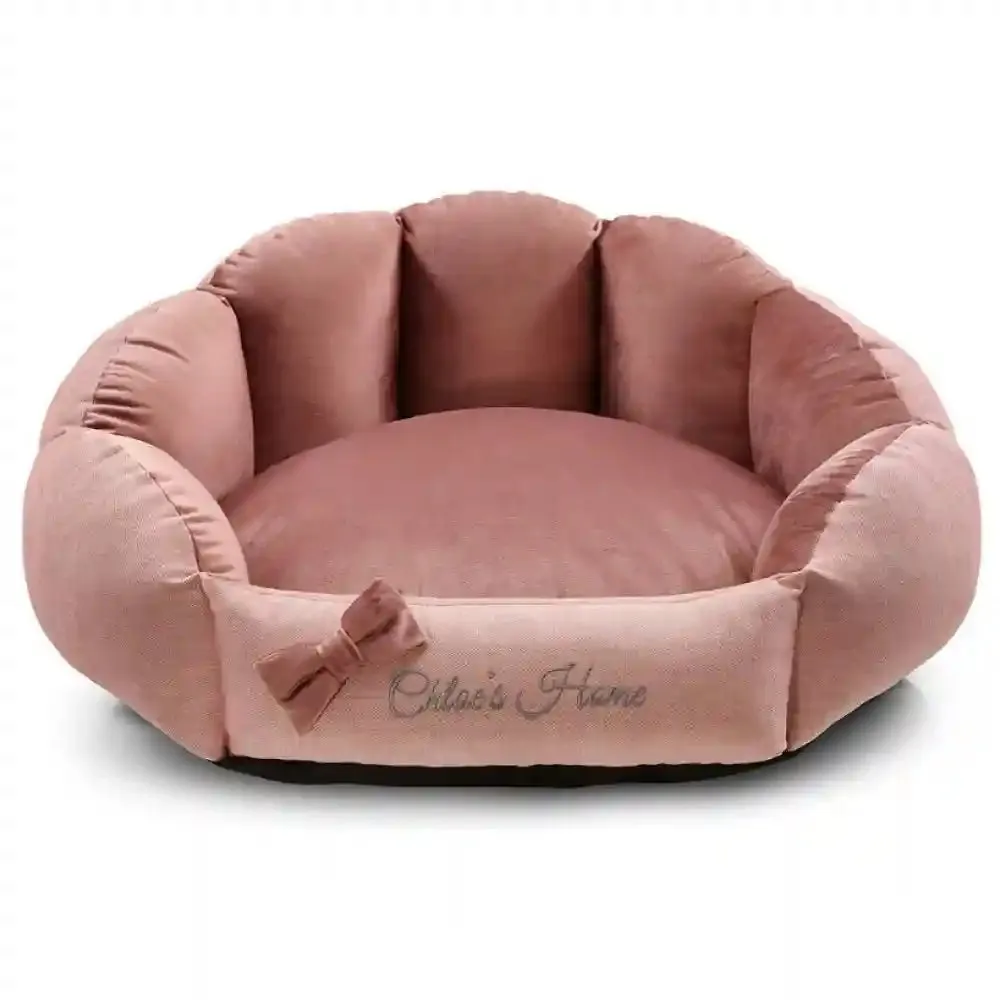 Chloe's Home Bahamas Bed for Dogs and Cats (Pink)