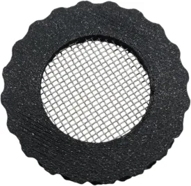 DIY Thread-Lock Isopod Vent/Reptile Vents/Terrarium Vents/Vivarium Vents/Enclosure Vents / 2 Pack (Black, 1 inch Hole)