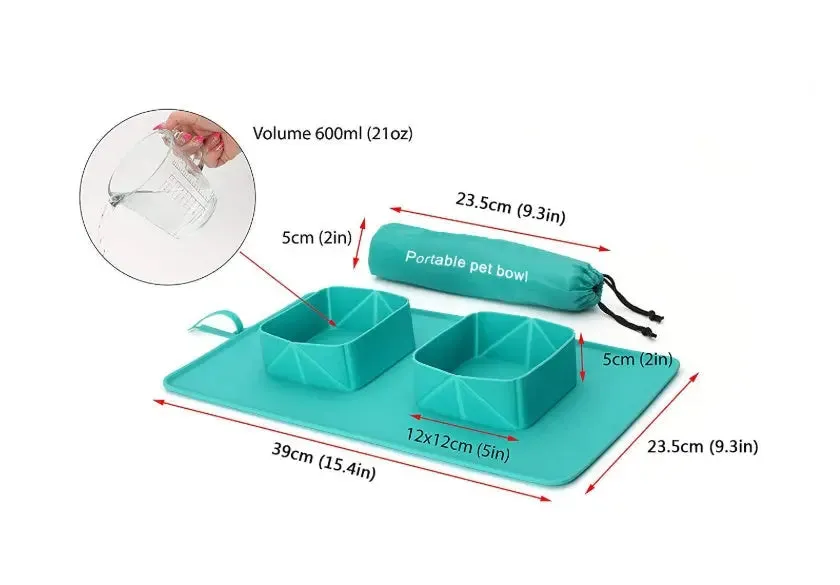Dog Bowls Silicone Bowls