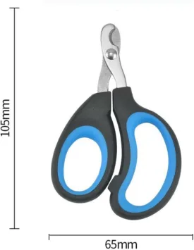 Dog Nail Trimmers and Cat Nail Clipper Set - Professional Dog Nail Clippers for Small Breeds, Heavy Duty Pet Trimmers, Safe Cat Claw Clippers, Ideal for Cats, Dogs, Puppies, (Black/Yellow)