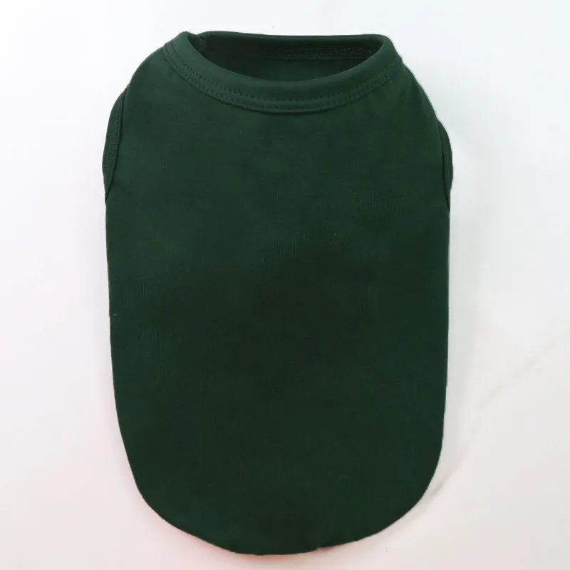 Dogs Pullover 100% Cotton Soft Puppy Cute Blank Clothes