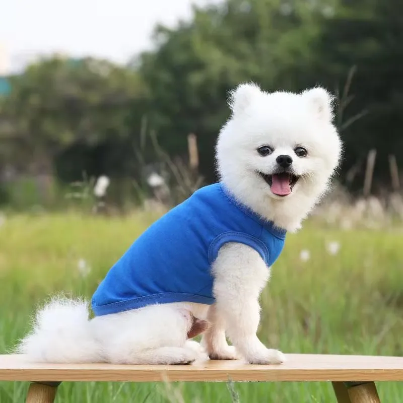 Dogs Pullover 100% Cotton Soft Puppy Cute Blank Clothes