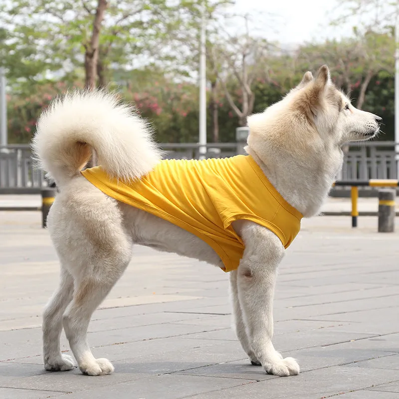 Dogs Pullover 100% Cotton Soft Puppy Cute Blank Clothes