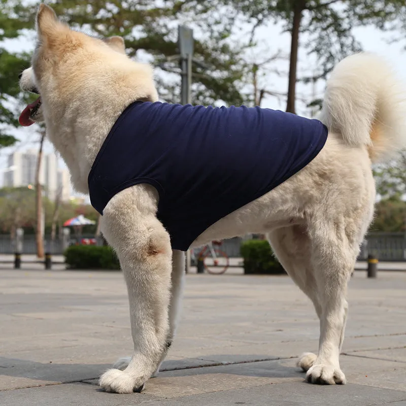 Dogs Pullover 100% Cotton Soft Puppy Cute Blank Clothes