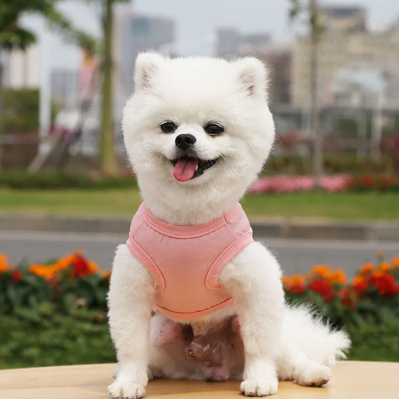 Dogs Pullover 100% Cotton Soft Puppy Cute Blank Clothes