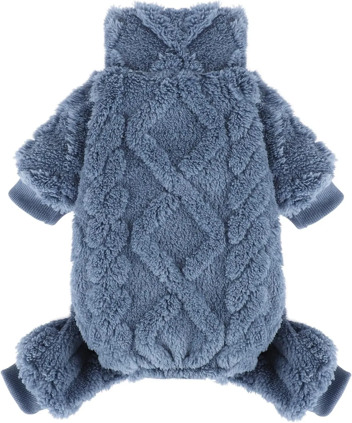 Fleece Dog Turtleneck Sweater - Warm Winter Onesies for Small Dogs, Girls & Boys, Puppy Jumpsuits & Pajamas