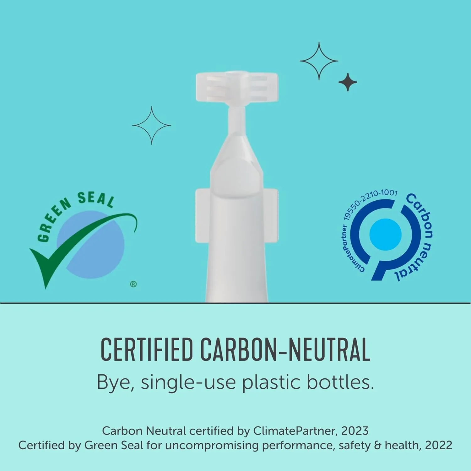 Force of Nature Activator Capsules - Concentrate Refill for Eco-Friendly, All-Purpose Disinfectant Cleaning Spray - Kitchen, Bathroom, Toilet, Glass - Cleaning Supplies, 25 Count (3ml)
