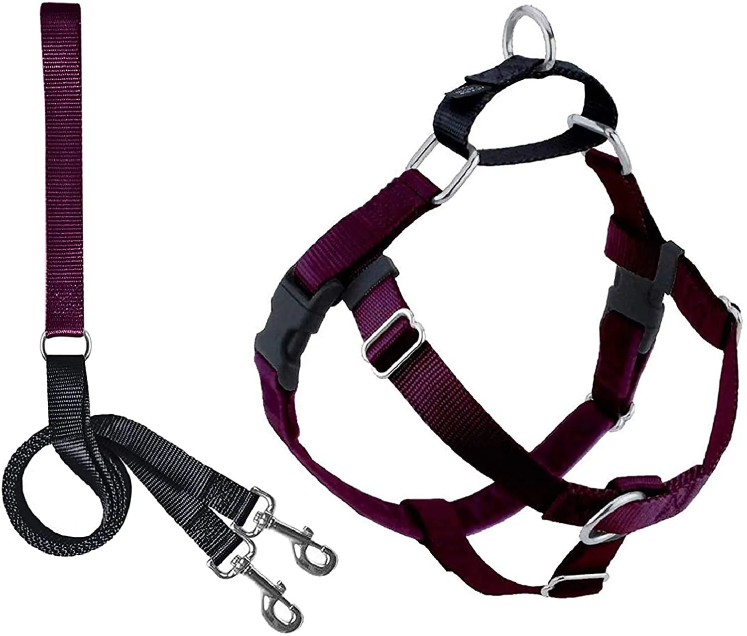Freedom Harness, No-Pull Dog Harness: Multi-Use, Velvet Lining!