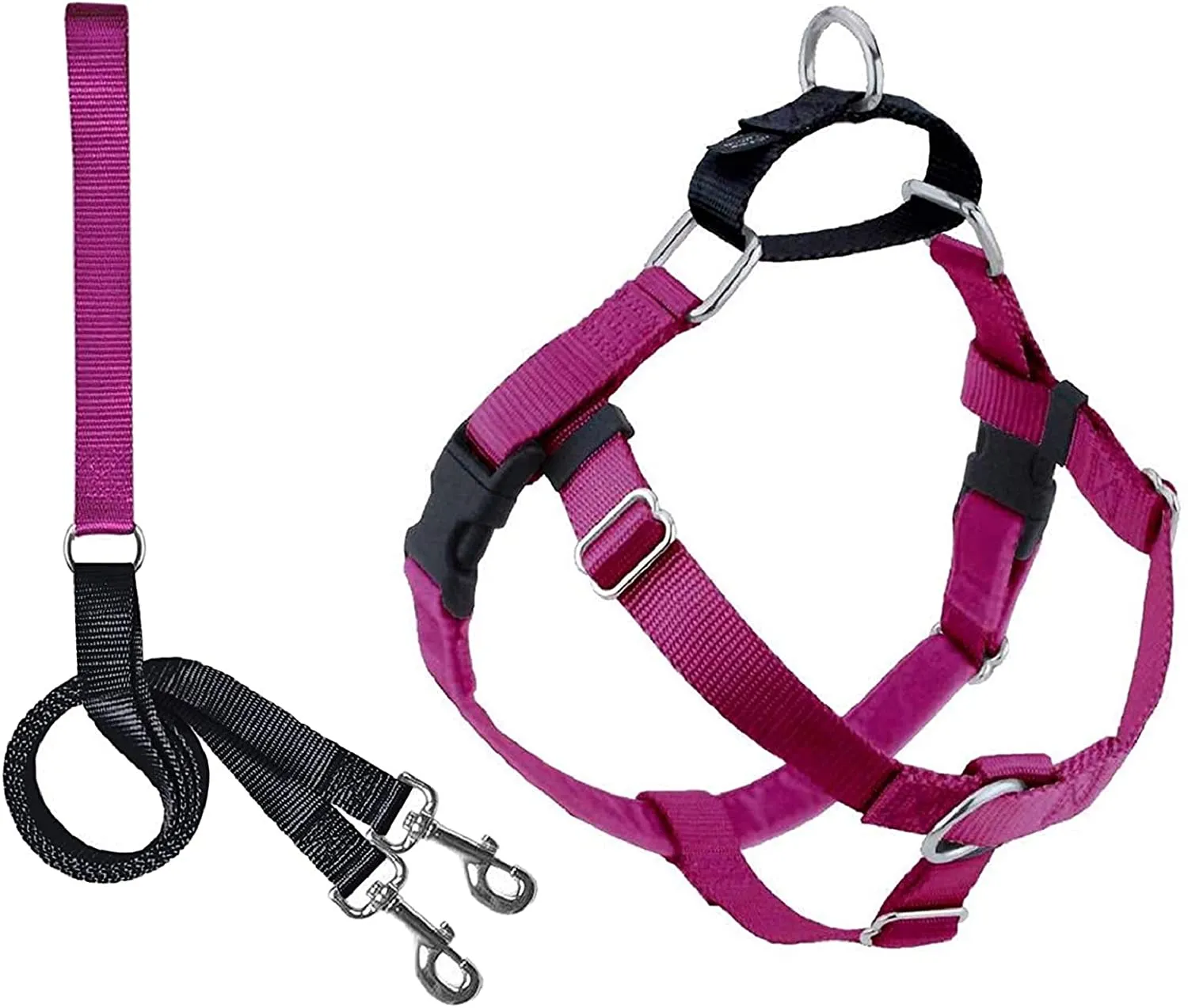 Freedom Harness, No-Pull Dog Harness: Multi-Use, Velvet Lining!