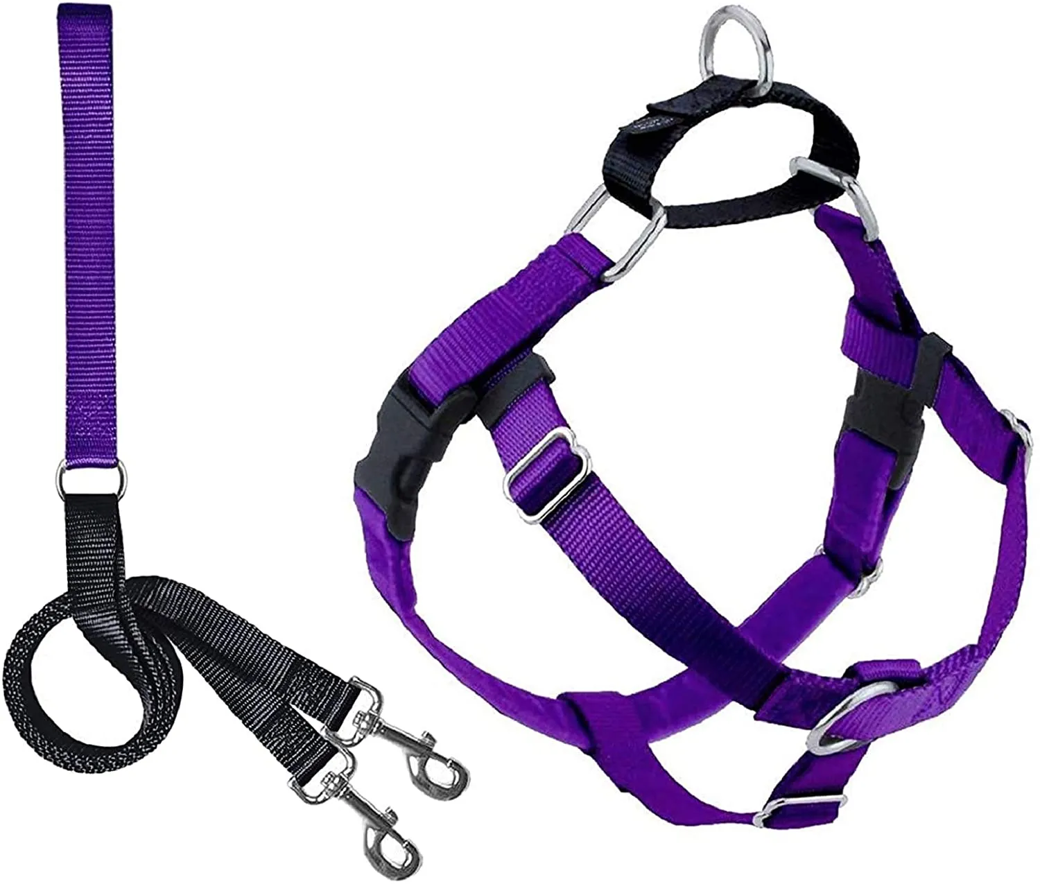 Freedom Harness, No-Pull Dog Harness: Multi-Use, Velvet Lining!