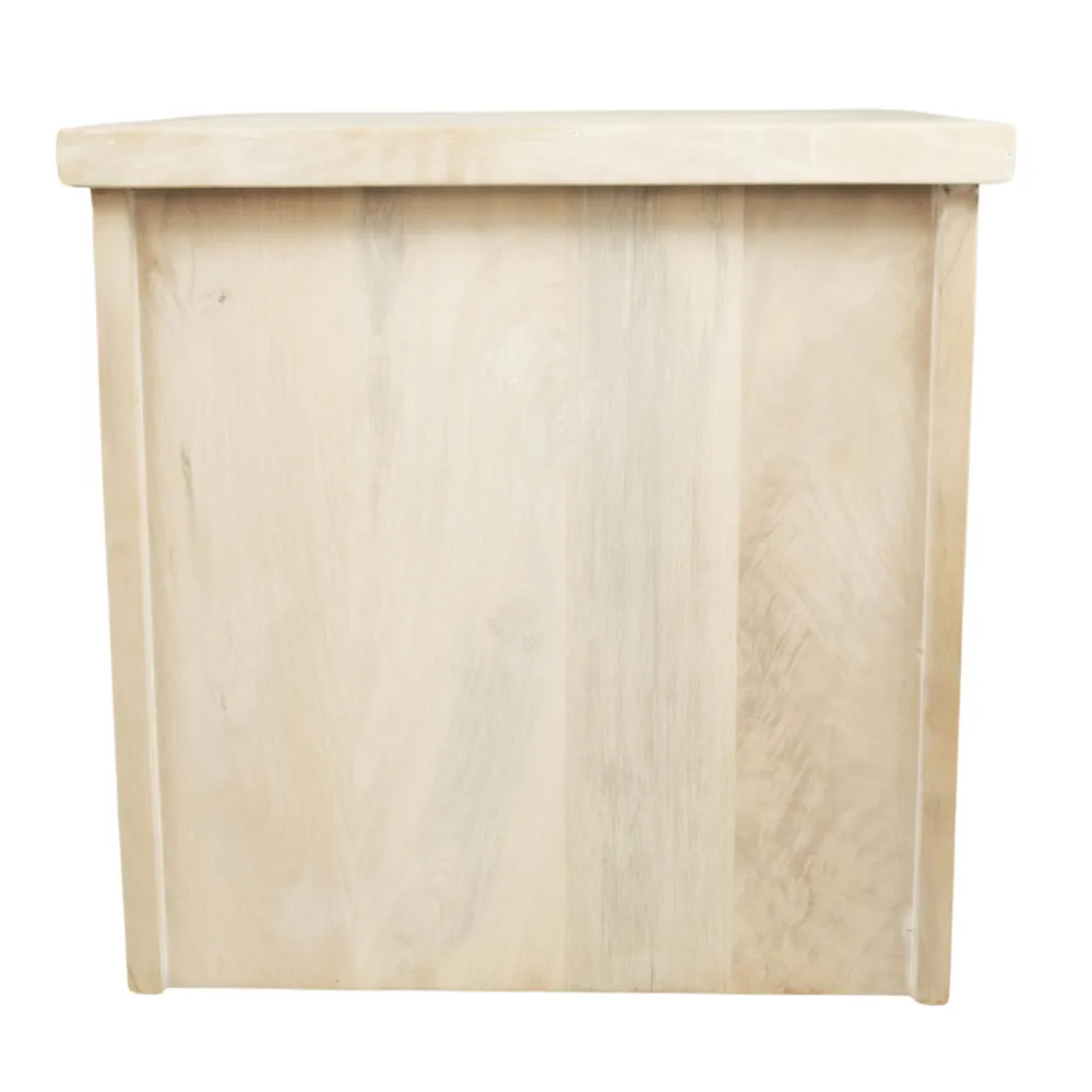 FurryLiving Meraki Cabinet with Cushion for Small Dogs and Cats (Oak/Brown Cushion)