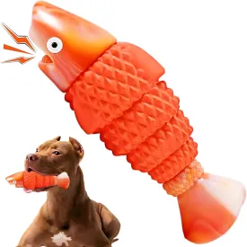 Indestructible Dog Toys for Aggressive Chewers Large Breeds, Durable Squeaky Toys for Super Chewers, Heavy Duty Tough Bone to Keep Them Busy, Interactive Dog Chew for Medium Breed