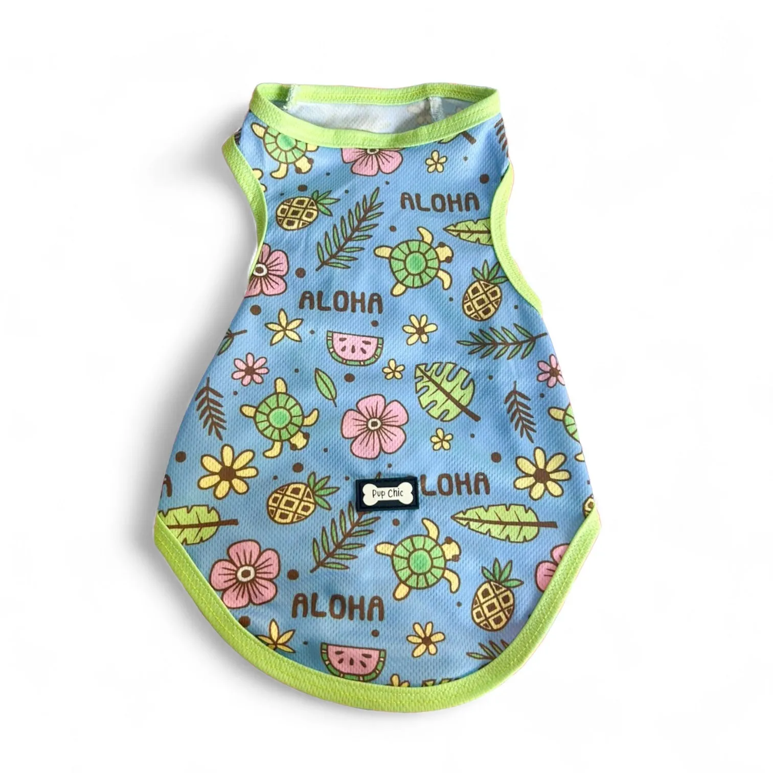 Island Breeze dog cooling vest - breathable dog summer t-shirt