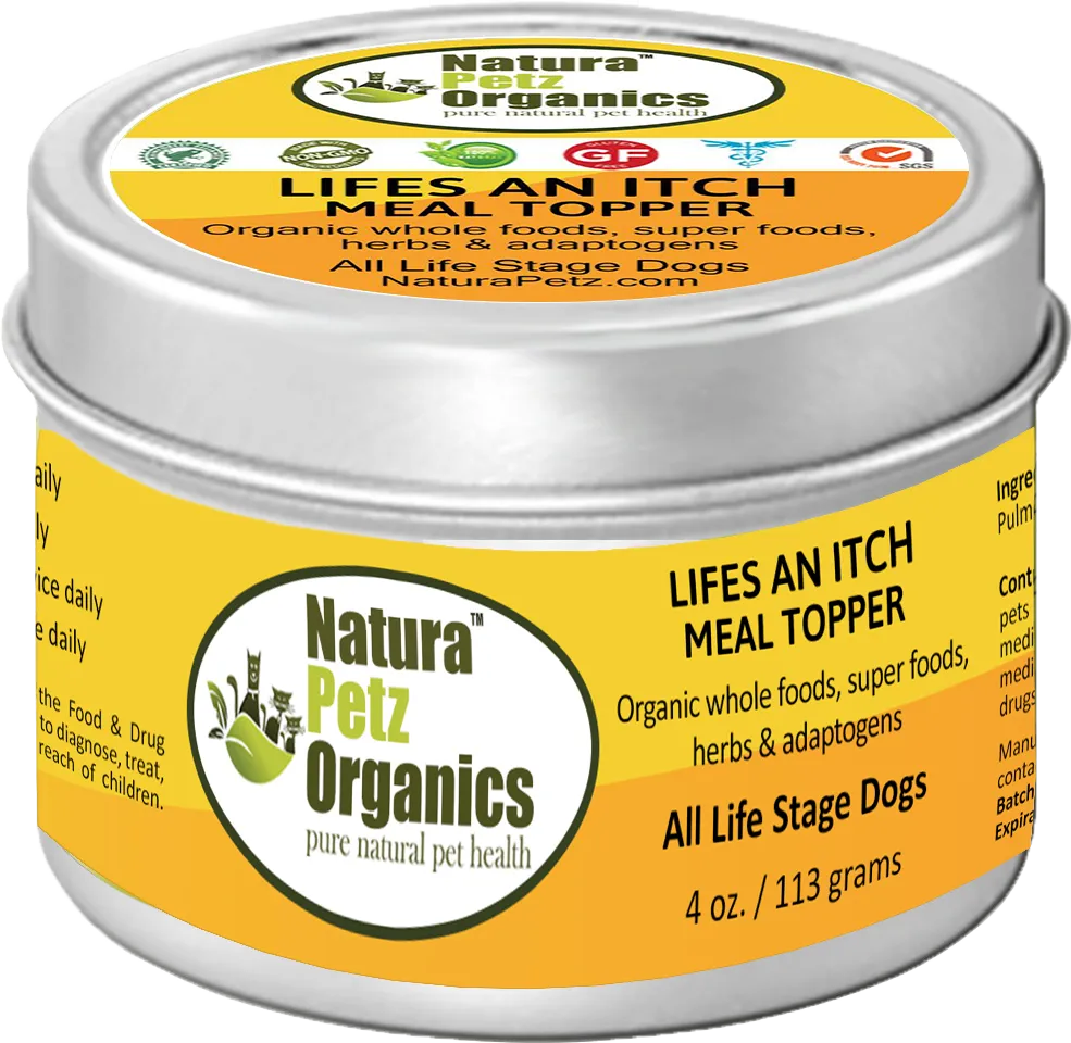 LIFES AN ITCH! ANTI-ALLERGY Flavored MEAL TOPPER for Dogs & Cats*