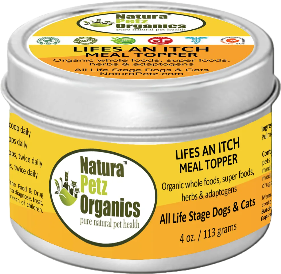 LIFES AN ITCH! ANTI-ALLERGY Flavored MEAL TOPPER for Dogs & Cats*