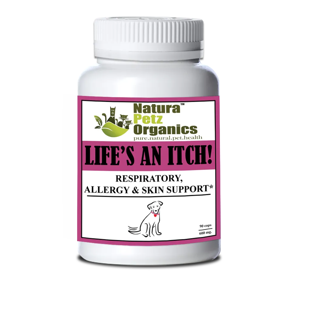 LIFE'S AN ITCH CAPSULES - Respiratory, Allergy & Skin Support* Capsules for DOGS & CATS*