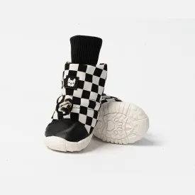 Morgan Adjustable Dog Boots – Plaid | Weather-Resistant & Anti-Slip Paw Protection
