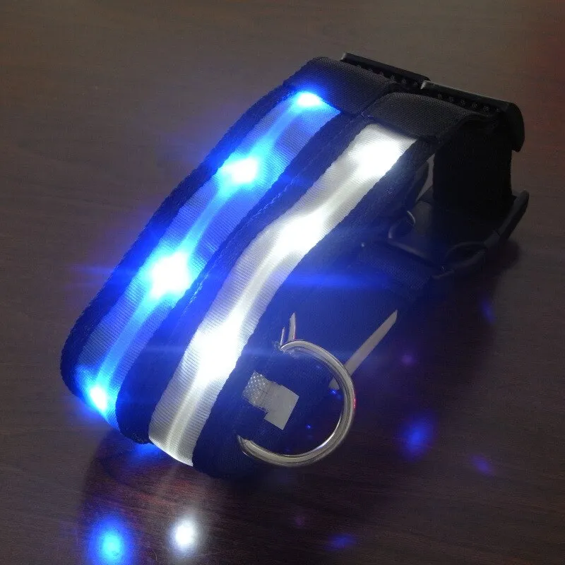 Night Safety Pet Dog Collar LED Light