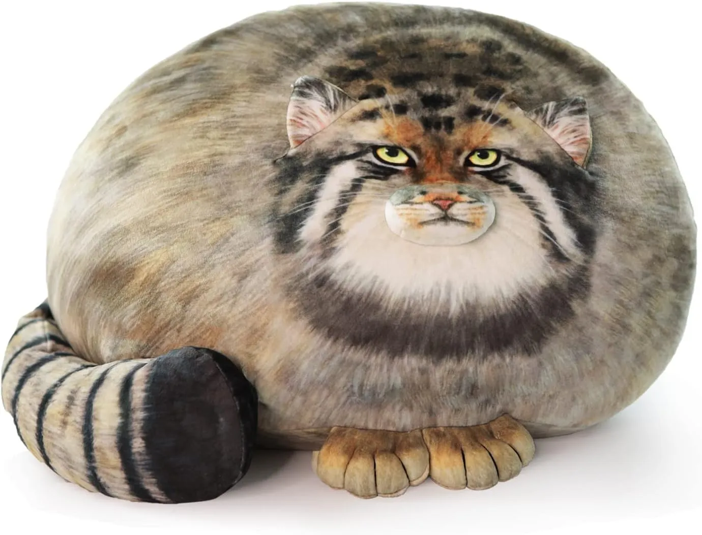 Pallas Cat Stuffed Animal, Steppe Cat Plush Cute Plushies for Girls,Kitten Soft Plush Throw Pillow Doll Big Plush Toy Decoration Doll Gift for Kids Boys Body Pillow 45cm/18inch