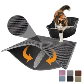 Pet Cat Litter trapping Mat Waterproof EVA Double Layer GOLDEN TOUCH