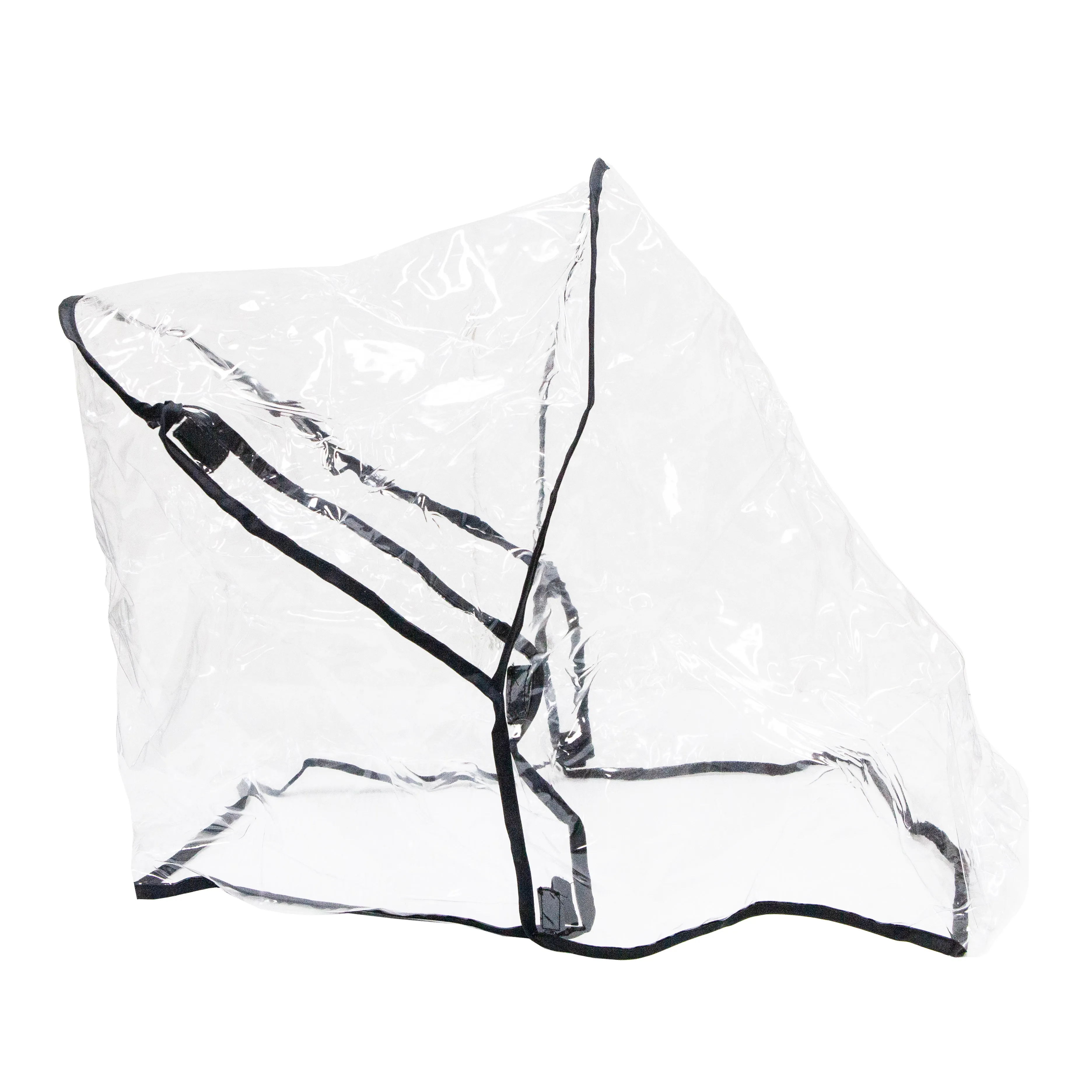Pet Stroller Rain Cover ONLY, Weather Protection Snow/Rain/Wind Cover for Dog/Cat/Pet Stroller with Ventilation, Foldable, Clear, One Size (COMPATIBLE WITH PETIQUE STROLLERS ONLY)