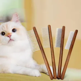 Pet Supplies Manufacturers Comb Pet Solid Wood Comb Pet Cleaning Grooming Flea Comb