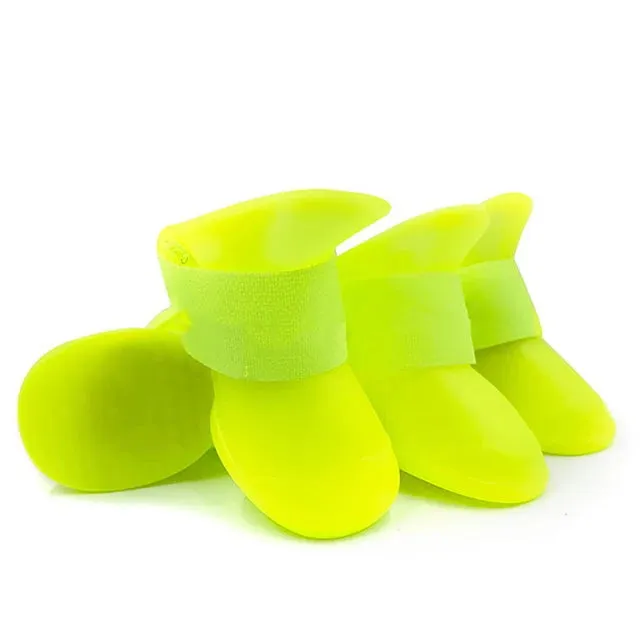 Pet Waterproof Rain Shoes (4Pcs/Anti-Slip)