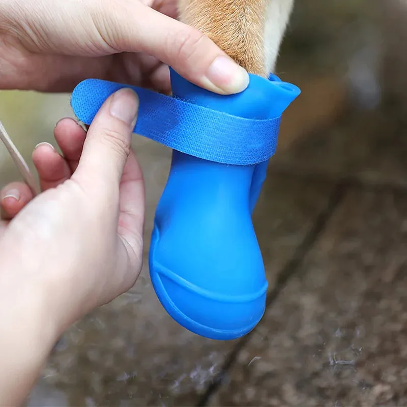 Pet Waterproof Rain Shoes (4Pcs/Anti-Slip)