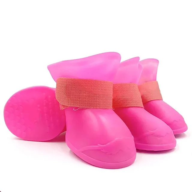 Pet Waterproof Rain Shoes (4Pcs/Anti-Slip)